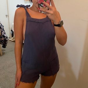 Gray romper